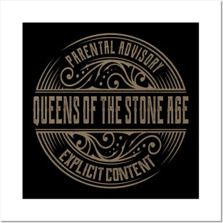 queens of the stone age vintage ornament Posters and Art